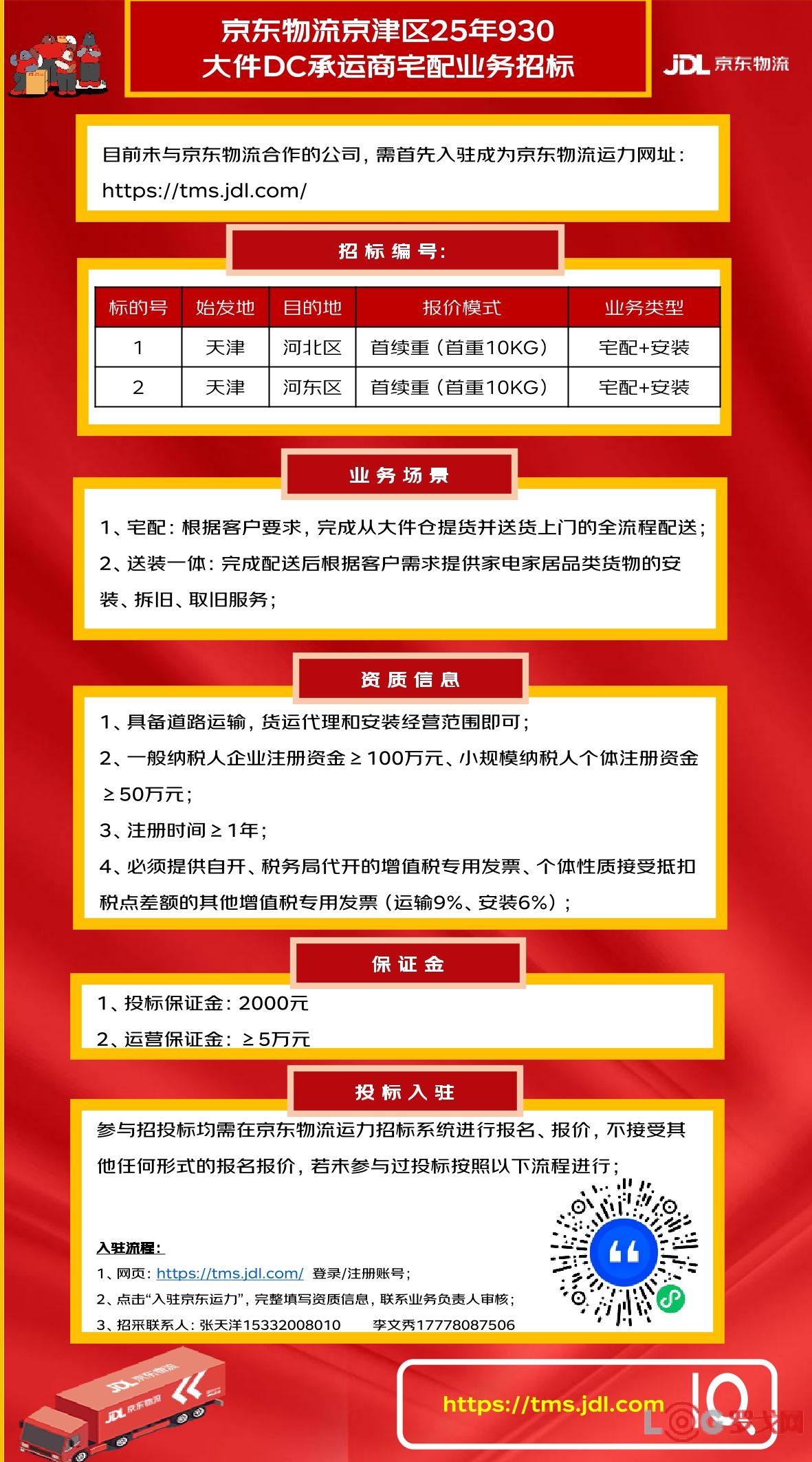2025年京东物流-天津大件-宅配资源招商