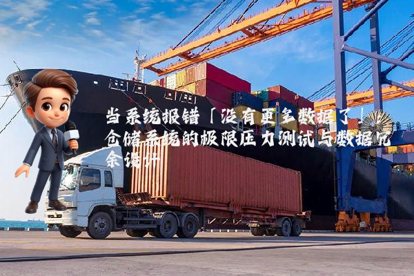 当系统报错「没有更多数据了」：仓储系统的极限压力测试与数据冗余设计
