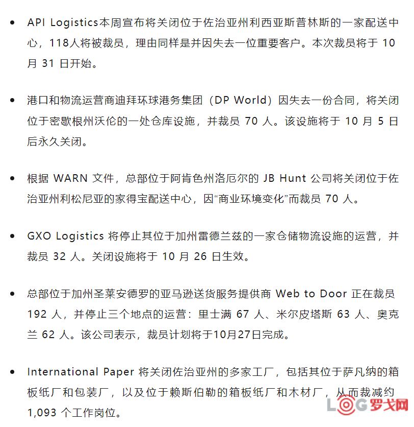 多家物流巨头大幅裁员