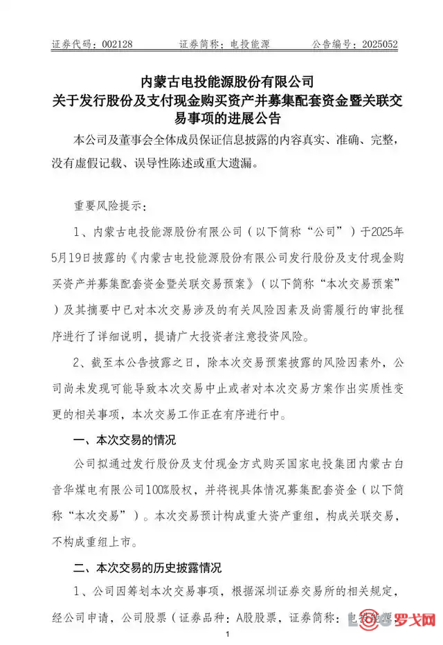 国家电投集团下属企业，重大资产重组进展
