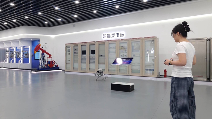 东营：AI“机器狗”上岗 智慧巡检守护电网安全